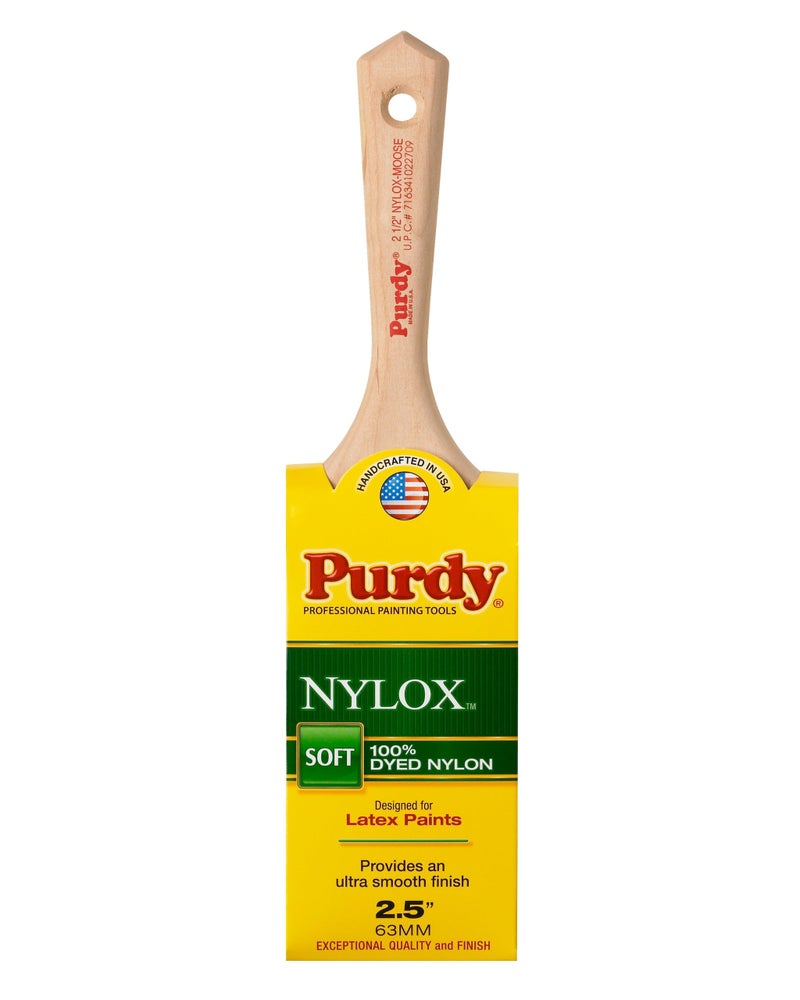Purdy 144232225 Nylox Series Moose Wall Paint Brush, 2-1/2 inch - Image 1